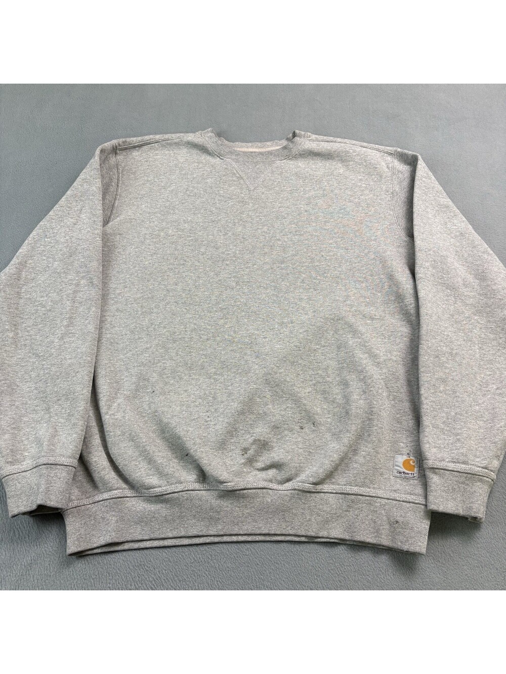 Carhartt Crewneck Sweatshirt Original Fit Size Medium Gray Oversized